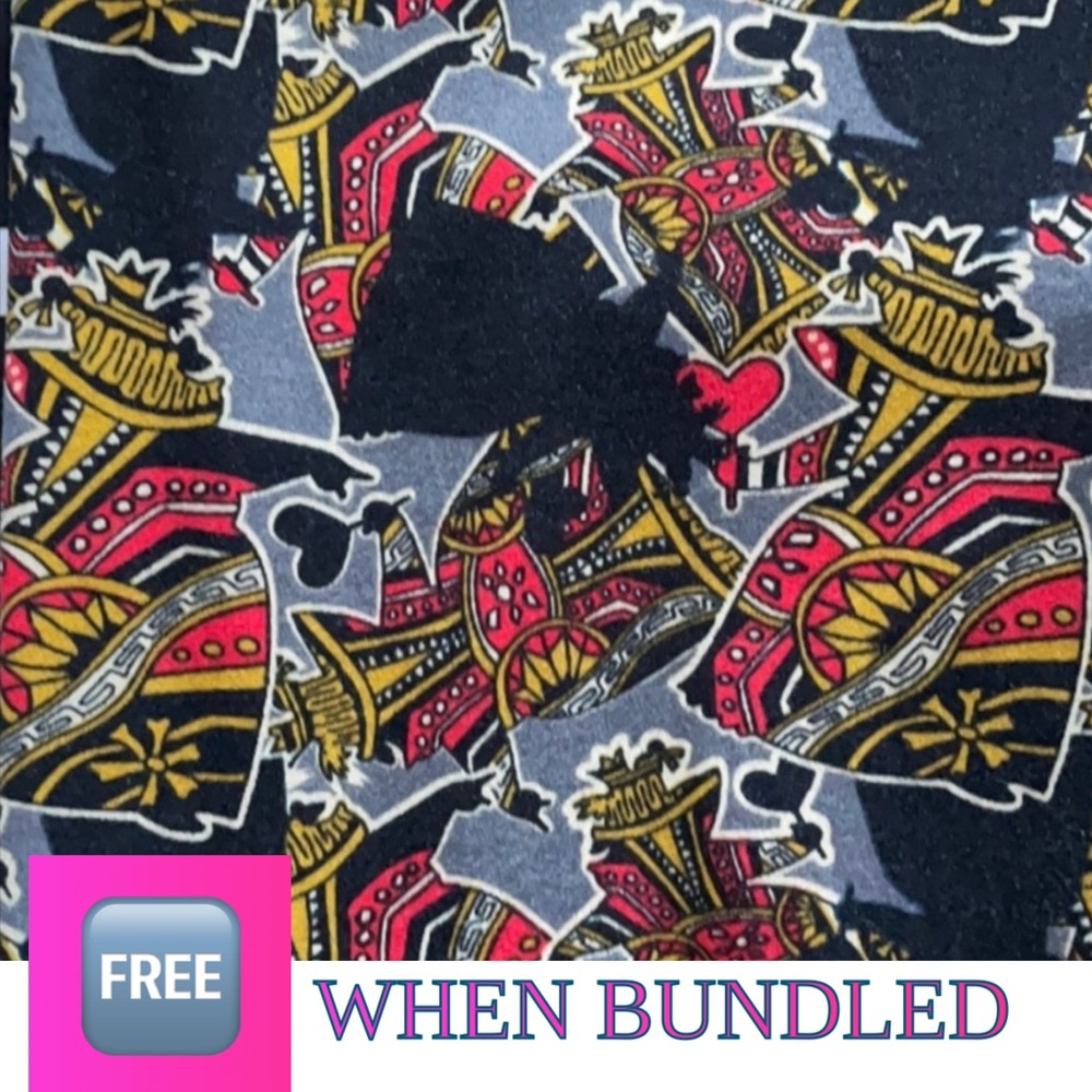 🆓 Free When Bundled- LuLaRoe Disney Queen of Hearts ♥️ Leggings OS